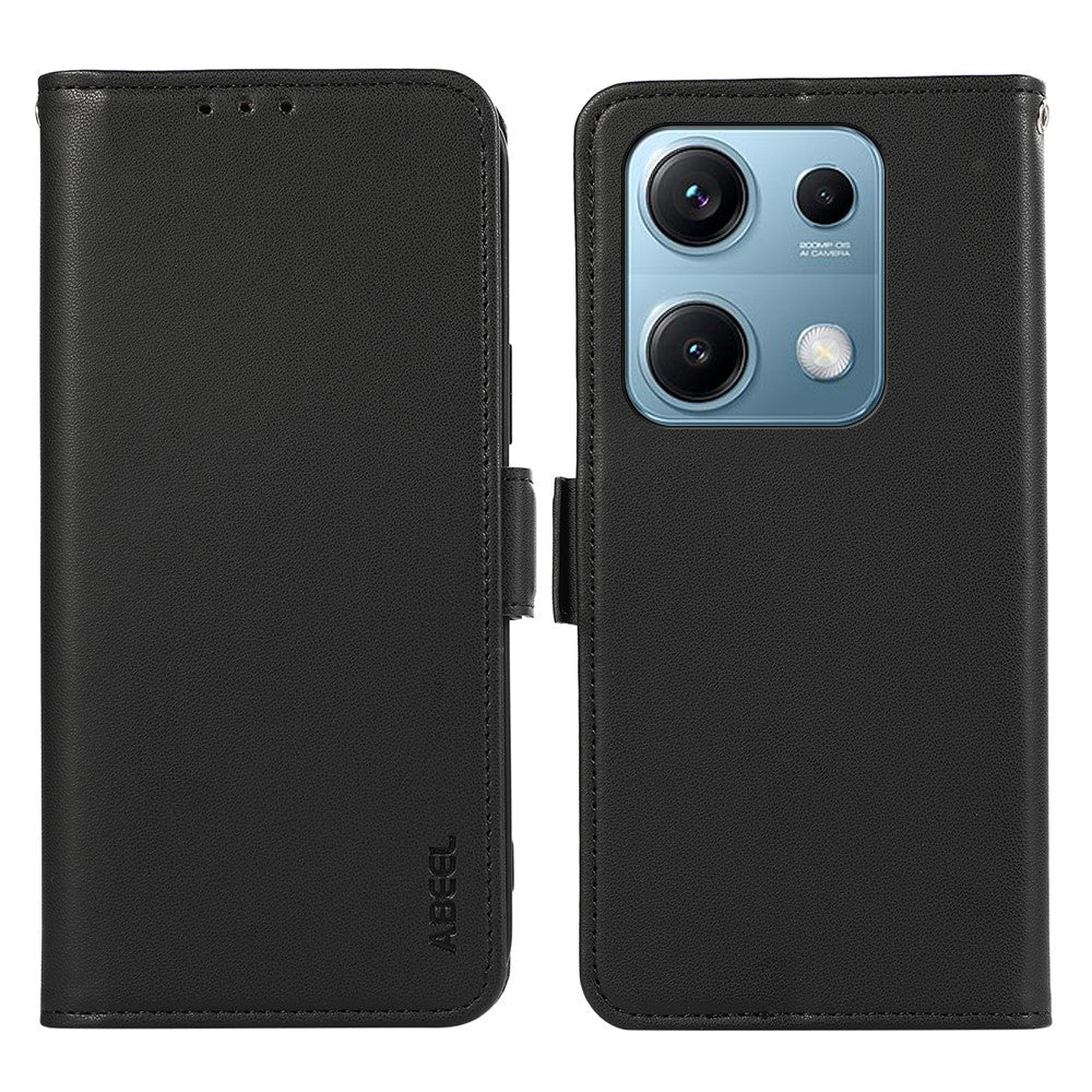 ABEEL For Xiaomi Redmi Note 14S 4G Case Leather Phone Cover with RFID Blocking Wallet