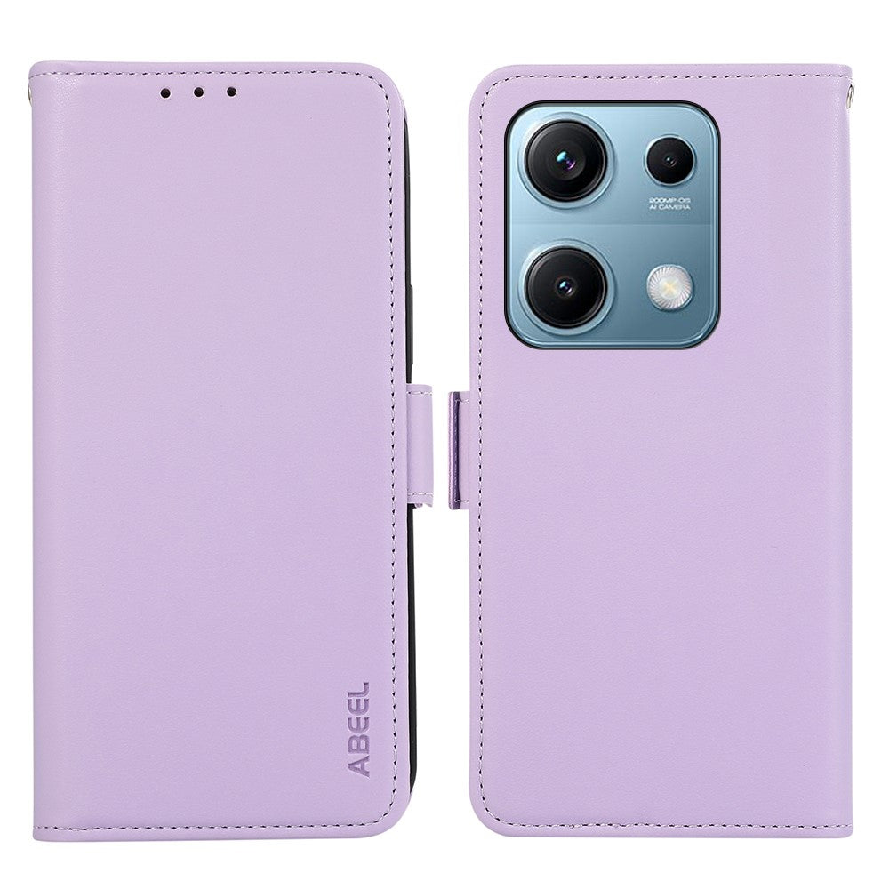 ABEEL For Xiaomi Redmi Note 14S 4G Case Leather Phone Cover with RFID Blocking Wallet