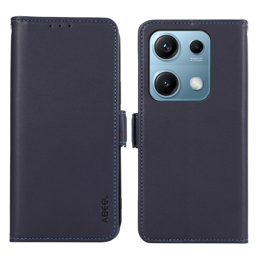 ABEEL For Xiaomi Redmi Note 14S 4G Case Leather Phone Cover with RFID Blocking Wallet