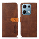 KHAZNEH Plånboksfodral för Xiaomi Redmi Note 14S 4G, stativ, läder, flipfodral
