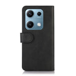 For Xiaomi Redmi Note 14S 4G Case Cowhide Texture Leather Wallet Phone Cover with Stand