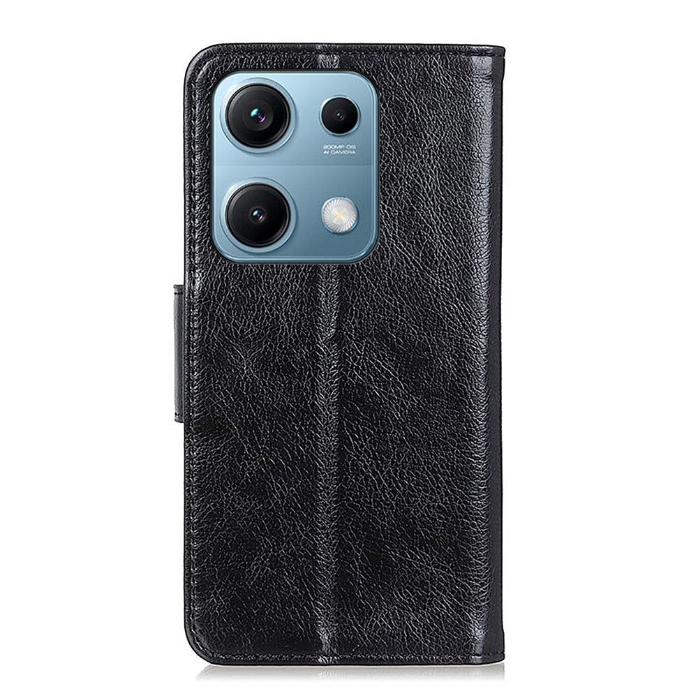 For Xiaomi Redmi Note 14S 4G Case Nappa Texture Split Leather Wallet Phone Cover