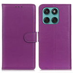 For Motorola Edge 60 5G / 60 Fusion 5G Wallet Case PU Leather Phone Cover Litchi Texture