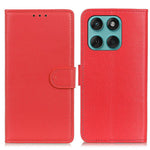For Motorola Edge 60 5G / 60 Fusion 5G Wallet Case PU Leather Phone Cover Litchi Texture