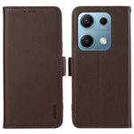 ABEEL For Xiaomi Redmi Note 14S 4G Case Litchi Texture Leather RFID Blocking Phone Cover