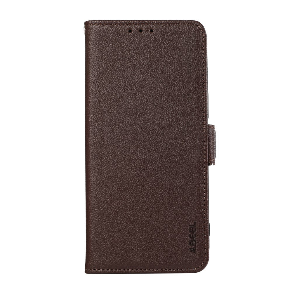 ABEEL For Xiaomi Redmi Note 14S 4G Case Litchi Texture Leather RFID Blocking Phone Cover