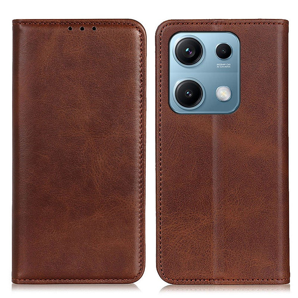 For Xiaomi Redmi Note 14S 4G Case Split Leather Flip Wallet Phone Cover