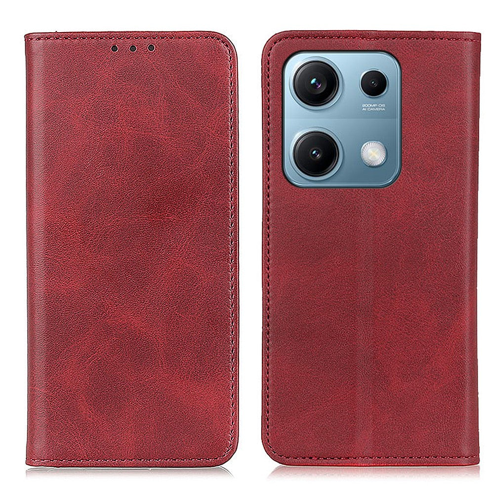 For Xiaomi Redmi Note 14S 4G Case Split Leather Flip Wallet Phone Cover