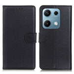 For Xiaomi Redmi Note 14S 4G Wallet Case PU Leather Phone Cover Litchi Texture