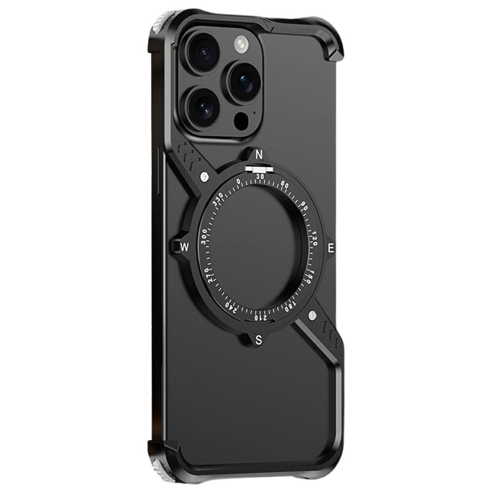 Til iPhone 13 Pro Magnetisk Cover med Støtteben Fire Hjørne-Airbag Varmeafledning Metal Telefoncover