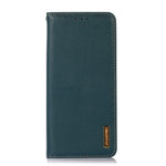 KHAZNEH For Xiaomi Redmi Note 14S 4G Case Wallet Genuine Cow Leather Phone Cover Nappa Texture