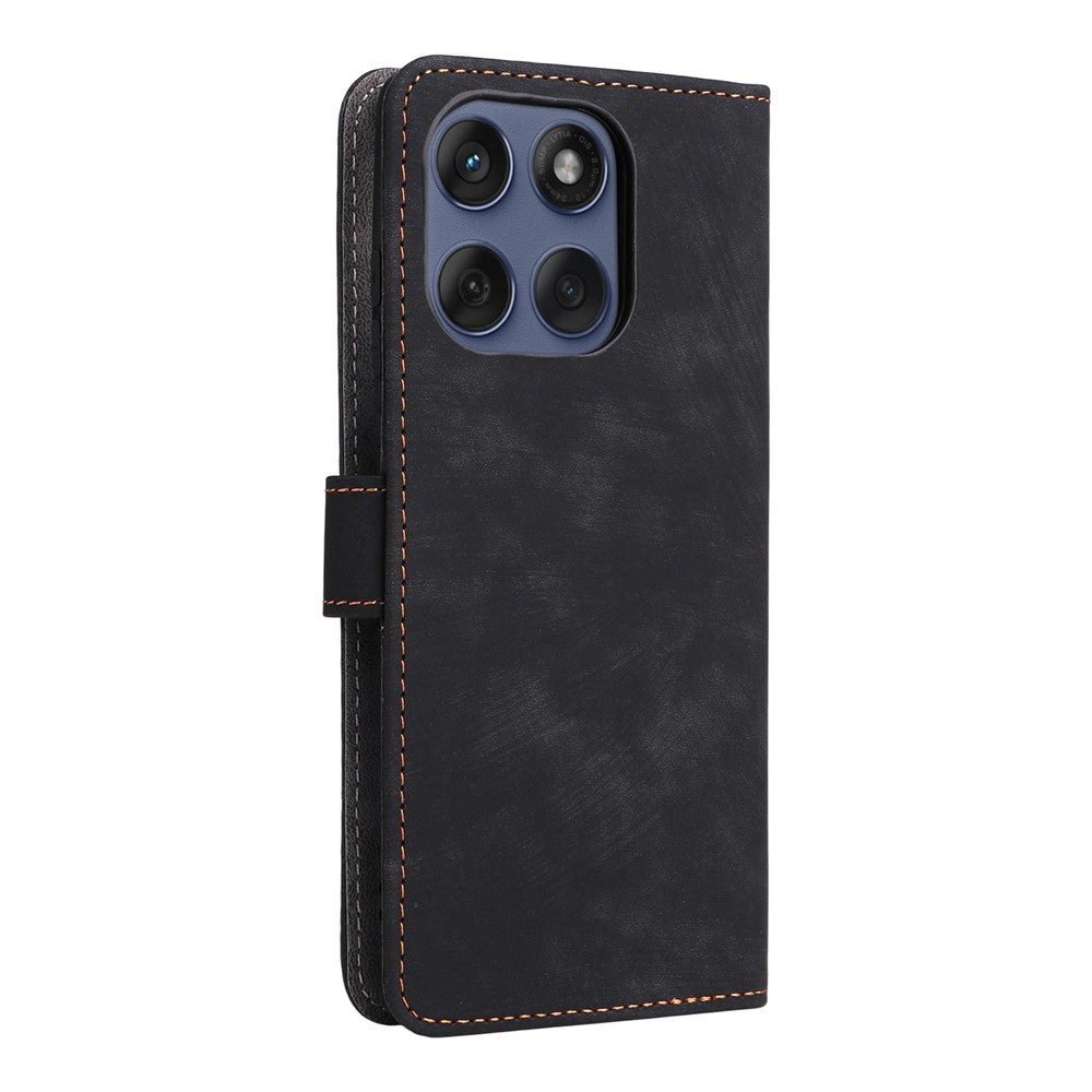 For Motorola Edge 60 5G / 60 Fusion 5G / Edge 60s 5G Case Wallet RFID Blocking PU Leather Cover Stand with Strap