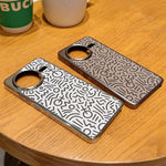 For Xiaomi Redmi K80 5G / Poco F7 Pro 5G Case Creative Doodle Leather Electroplated Phone Back Cover