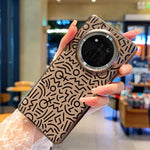 For Honor Magic7 Lite 5G / X9c 5G / X60 Pro 5G Case Creative Doodle Leather Electroplated Phone Back Cover