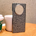 For Honor Magic7 Lite 5G / X9c 5G / X60 Pro 5G Case Creative Doodle Leather Electroplated Phone Back Cover