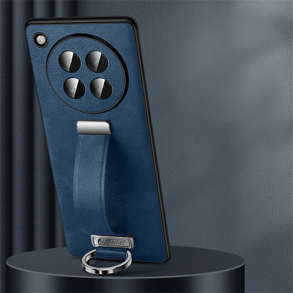 SULADA Fashion Series för Oppo Find X8s 5G-skal med armband, stativ, läderbaksida, mobilskal