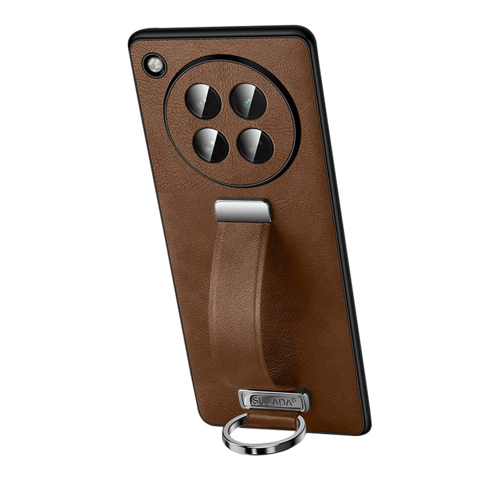 SULADA Fashion Series för Oppo Find X8s 5G-skal med armband, stativ, läderbaksida, mobilskal