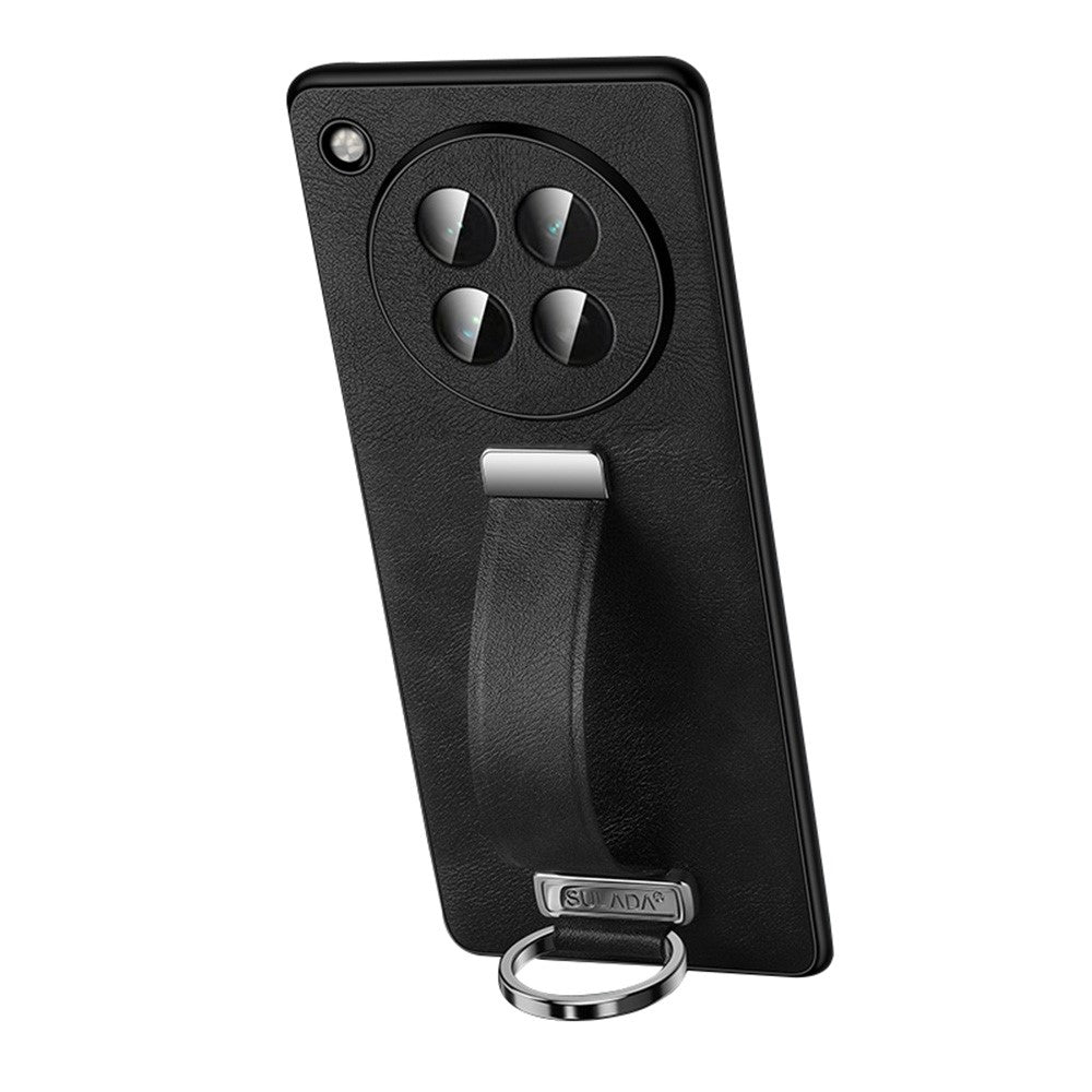 SULADA Fashion Series för Oppo Find X8s 5G-skal med armband, stativ, läderbaksida, mobilskal