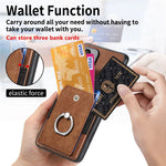 For Xiaomi 14T Phone Case Leather Back Cover with Card Slots Kickstand