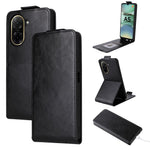 For Xiaomi Redmi A5 NFC (EU) (173.45mm) Stand Case Magnetic Clasp Vertical Flip Leather Phone Cover with Card Holder