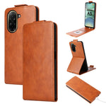 For Xiaomi Redmi A5 NFC (EU) (173.45mm) Stand Case Magnetic Clasp Vertical Flip Leather Phone Cover with Card Holder