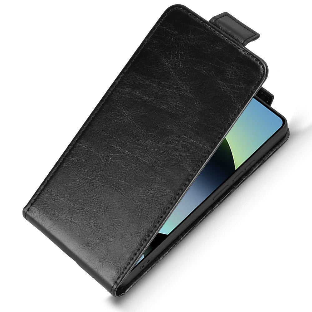 For Xiaomi Redmi Note 14S 4G Stand Case Magnetic Clasp Vertical Flip Leather Phone Cover with Card Holder