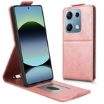 For Xiaomi Redmi Note 14S 4G Stand Case Magnetic Clasp Vertical Flip Leather Phone Cover with Card Holder