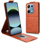For Xiaomi Redmi Note 14S 4G Stand Case Magnetic Clasp Vertical Flip Leather Phone Cover with Card Holder