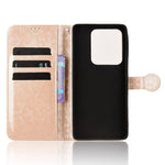 For Xiaomi Redmi Note 14S 4G Wallet Case Dot Pattern Imprint PU Leather Phone Cover