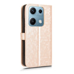 For Xiaomi Redmi Note 14S 4G Wallet Case Dot Pattern Imprint PU Leather Phone Cover