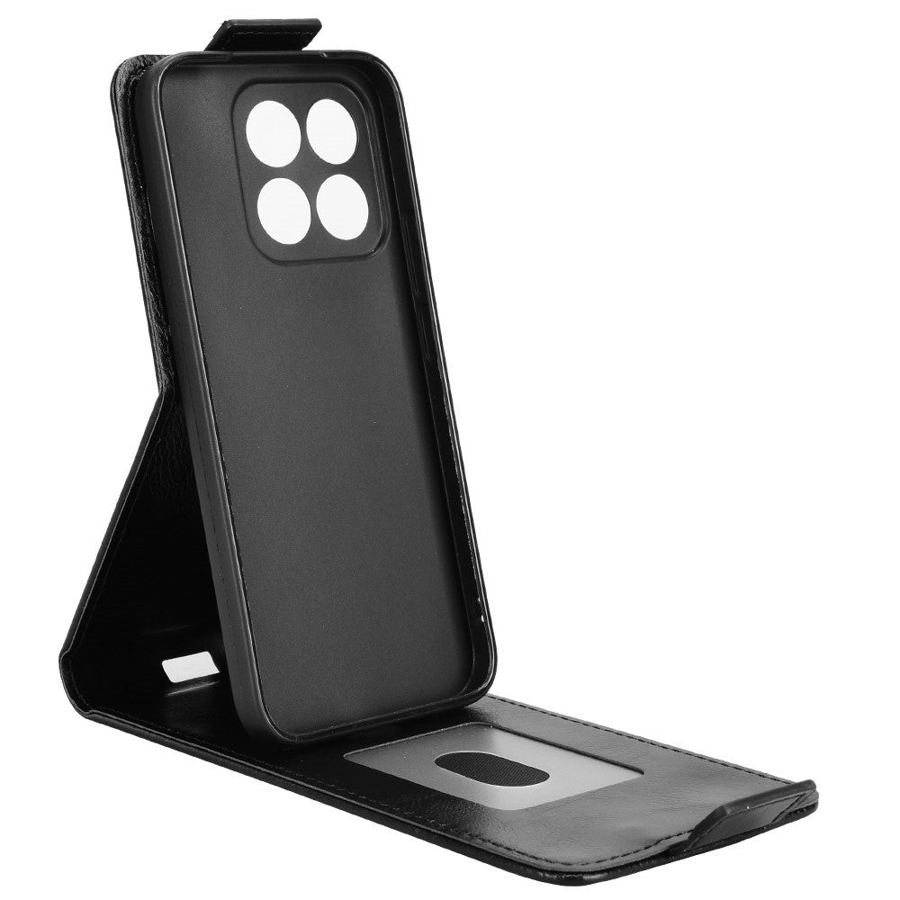 For Honor X8c 4G Stand Case Magnetic Clasp Vertical Flip Leather Phone Cover with Card Holder