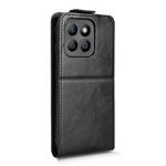For Honor X8c 4G Stand Case Magnetic Clasp Vertical Flip Leather Phone Cover with Card Holder