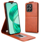 For Honor X8c 4G Stand Case Magnetic Clasp Vertical Flip Leather Phone Cover with Card Holder