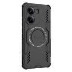 Magnetisk Butterfly Armor-hårdskal med värmeavledning i hålmönster av PC + TPU för Xiaomi Poco X7 Pro 5G / Redmi Turbo 4 5G
