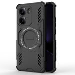 Magnetisk Butterfly Armor-hårdskal med värmeavledning i hålmönster av PC + TPU för Xiaomi Poco X7 Pro 5G / Redmi Turbo 4 5G