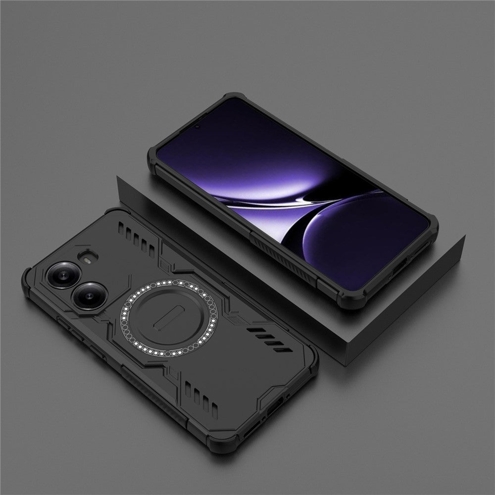 Magnetisk Butterfly Armor-hårdskal med värmeavledning i hålmönster av PC + TPU för Xiaomi Poco X7 Pro 5G / Redmi Turbo 4 5G