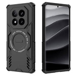 Xiaomi Redmi Note 14 Pro+ 5G magnetisk Butterfly Armor-cover, varmeafledende mobilcover i PC + TPU