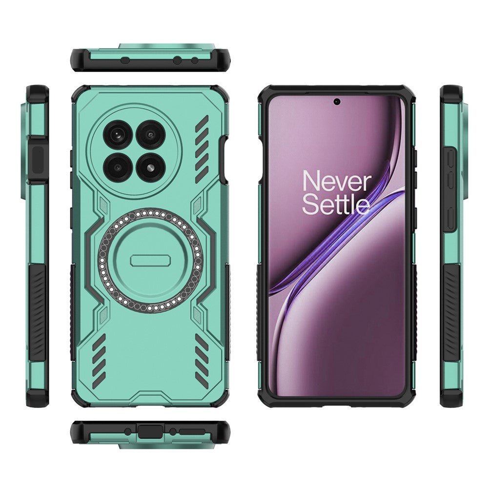 OnePlus 13R 5G-magnetcover Butterfly Armor Hollow, varmeafledende PC + TPU-mobilcover
