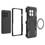 OnePlus 13R 5G-magnetcover Butterfly Armor Hollow, varmeafledende PC + TPU-mobilcover