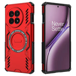 OnePlus 13R 5G-magnetcover Butterfly Armor Hollow, varmeafledende PC + TPU-mobilcover