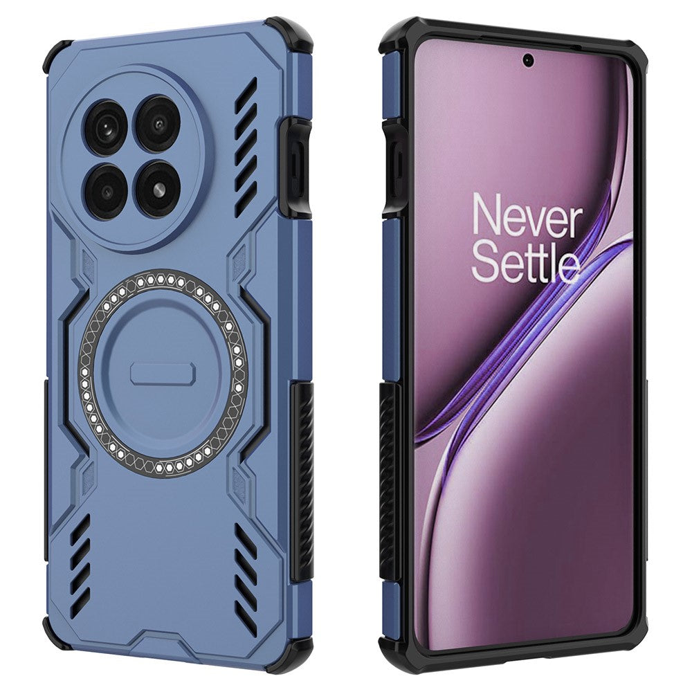 OnePlus 13R 5G-magnetcover Butterfly Armor Hollow, varmeafledende PC + TPU-mobilcover