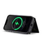 MAGKING K2-serien til iPhone 17e / 16e cover, kompatibel med MagSafe PC + TPU + PU telefoncover