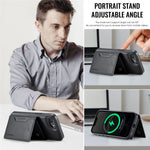 MAGKING K2-serien til iPhone 17e / 16e cover, kompatibel med MagSafe PC + TPU + PU telefoncover