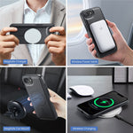MAGKING K2-serien til iPhone 17e / 16e cover, kompatibel med MagSafe PC + TPU + PU telefoncover