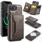 MAGKING K2-serien til iPhone 17e / 16e cover, kompatibel med MagSafe PC + TPU + PU telefoncover
