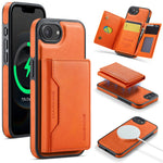MAGKING K2-serien til iPhone 17e / 16e cover, kompatibel med MagSafe PC + TPU + PU telefoncover