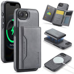 MAGKING K2-serien til iPhone 17e / 16e cover, kompatibel med MagSafe PC + TPU + PU telefoncover