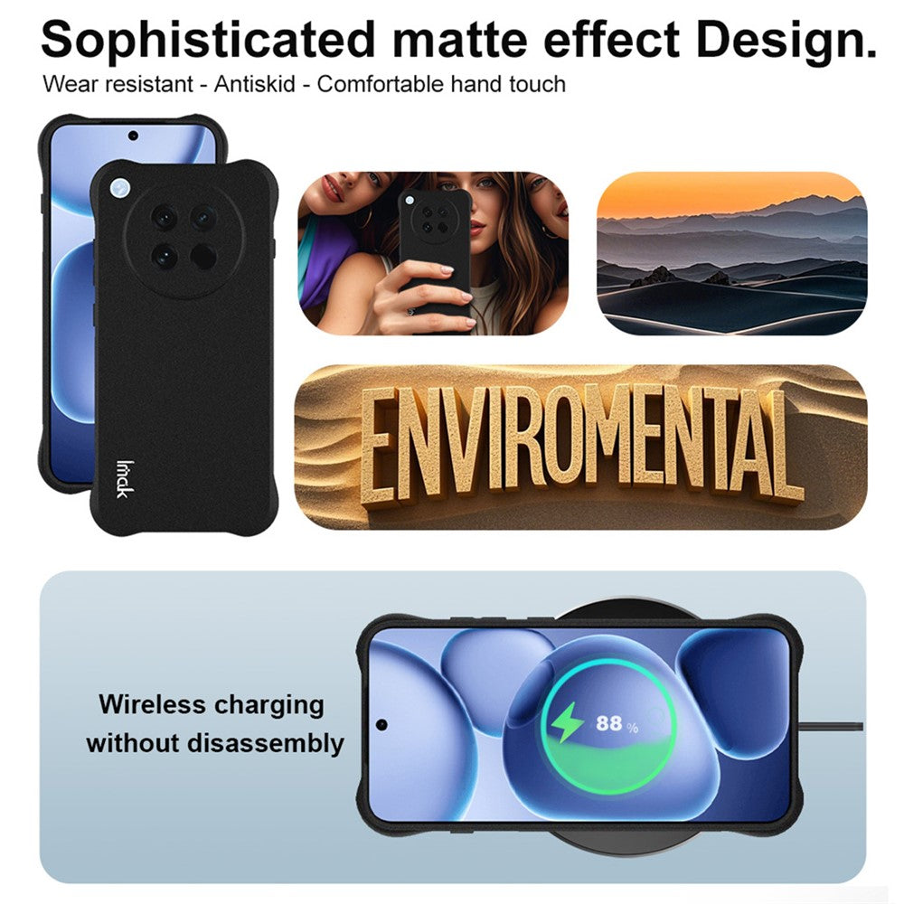 IMAK For Oppo Find X8s 5G Case TPU Phone Cover Airbag Shockproof Protection