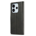 LC.IMEEKE For Xiaomi Redmi Note 14 4G (164.84mm) Case Calf Texture PU Leather Stand Wallet Phone Cover
