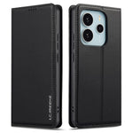 LC.IMEEKE L1 Series for Xiaomi Redmi Note 14 4G (164.84mm) Case PU Leather Wallet Stand Protective Phone Cover